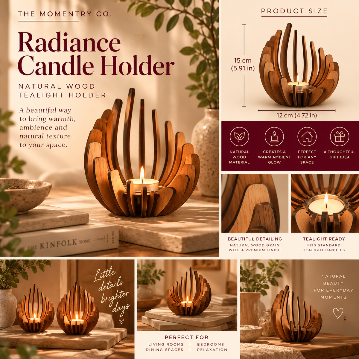 Radiance Lotus Candle Holder