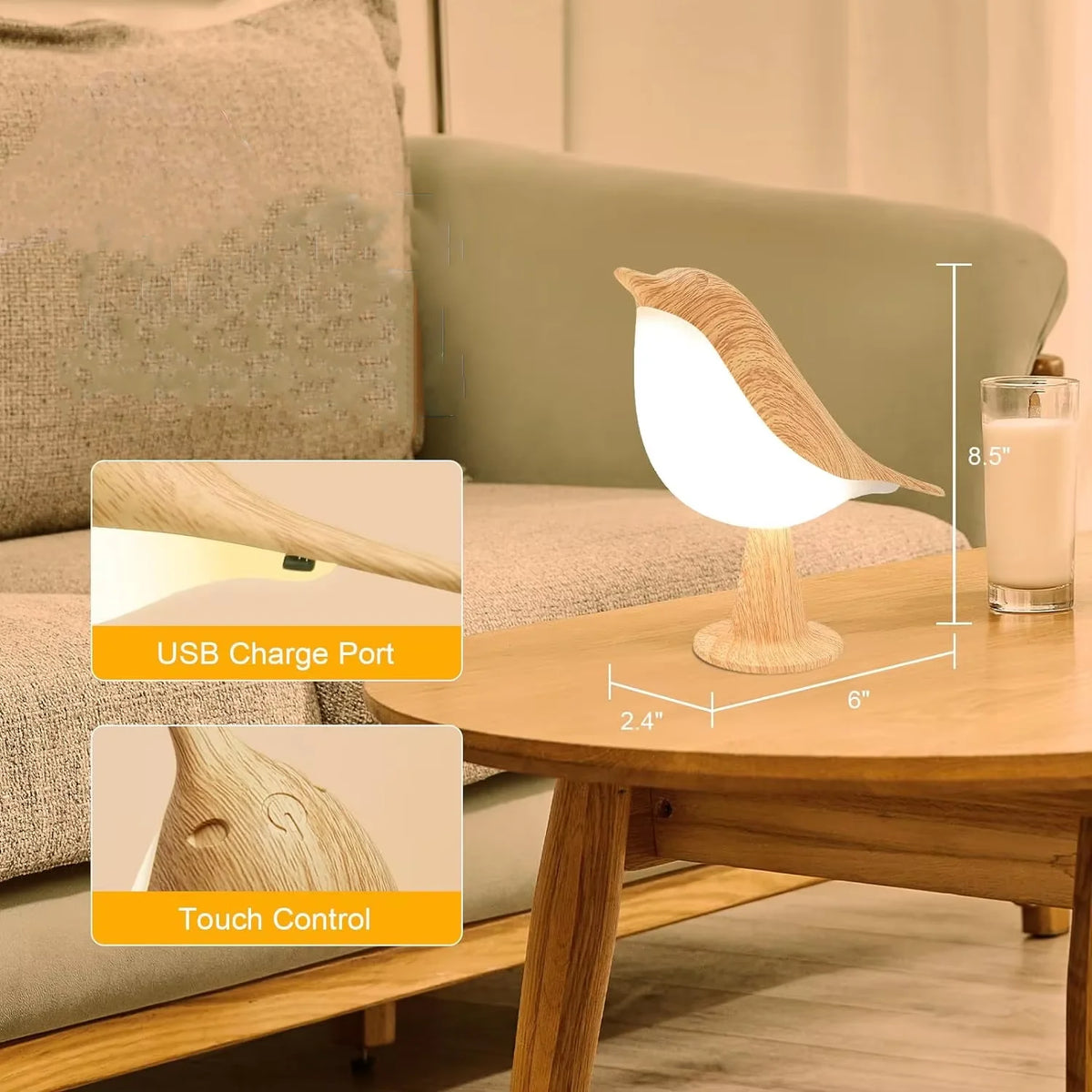 Bird Table Lamp