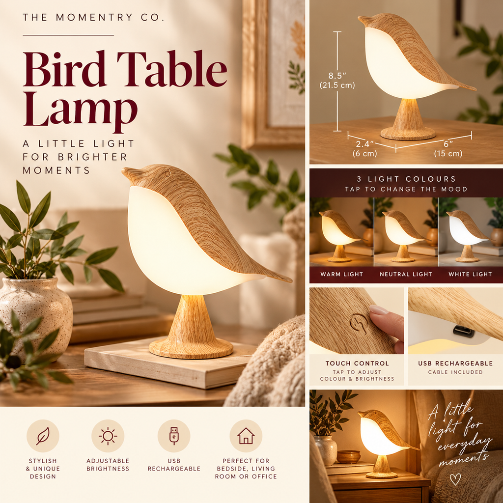 Bird Table Lamp