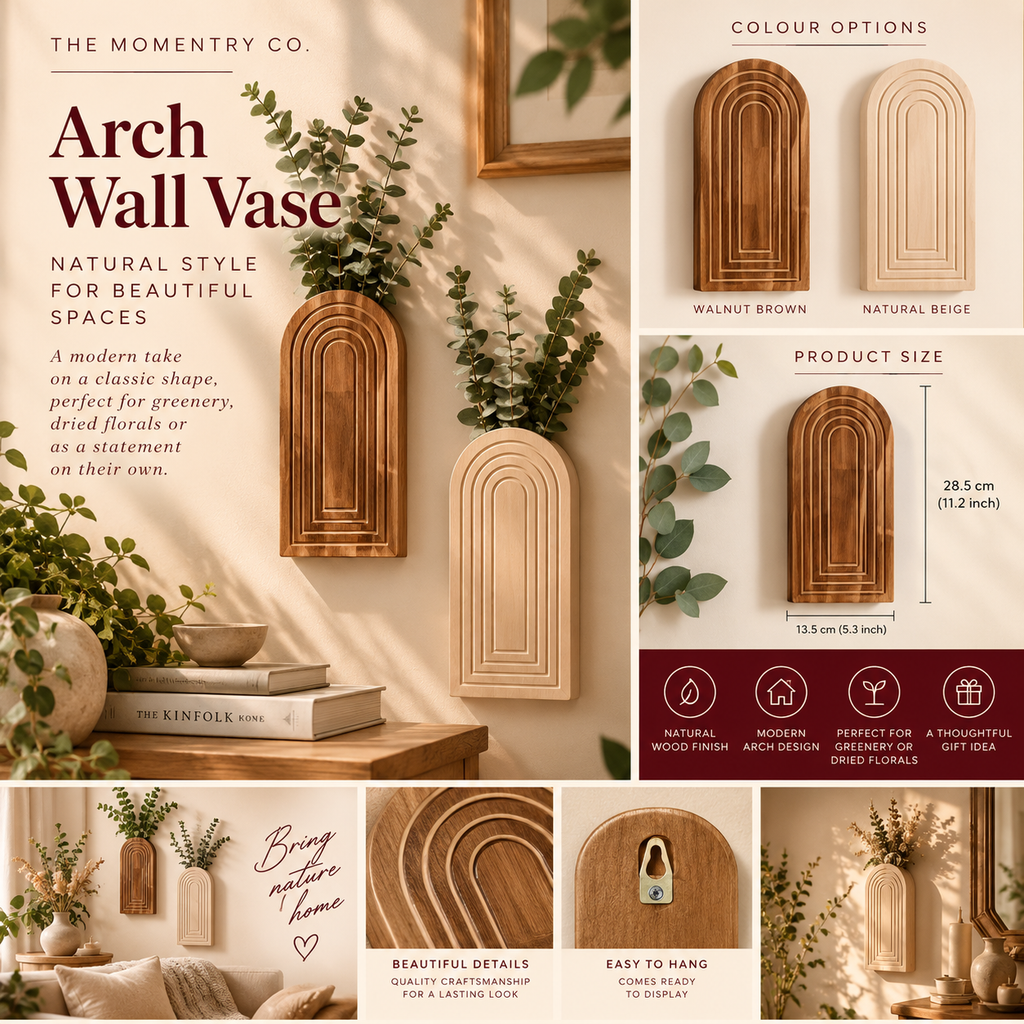The Arch Wall Vases